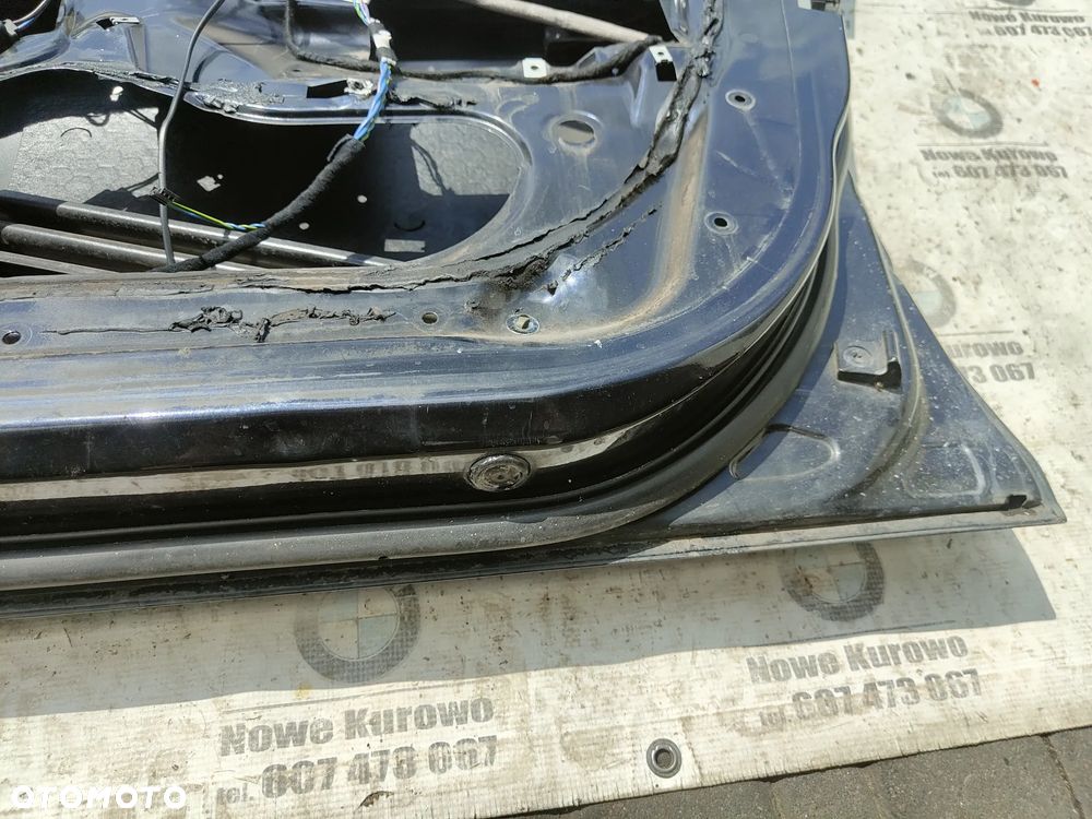 BMW E46 Sedan Kombi Drzwi prawe przednie przód Cosmosschwarz 303/9 - 11