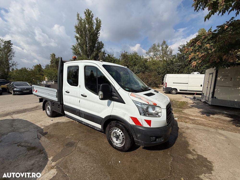 Ford Transit Tranzit Dokka Camioneta 7 locuri bena carosata 2017 impecabila fără probleme fără rugina Istoric Service complet Carvertical scos anvelope noi Navi AC - 1