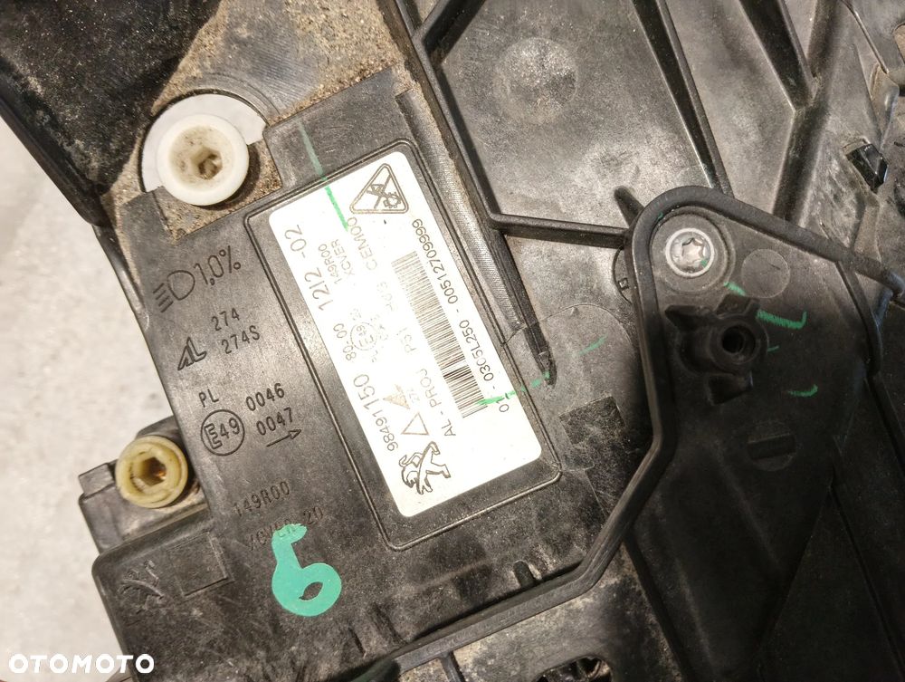 Peugeot 308 T10 MATRIX LED PRZÓD STRONA LEWA 98491150 - 5