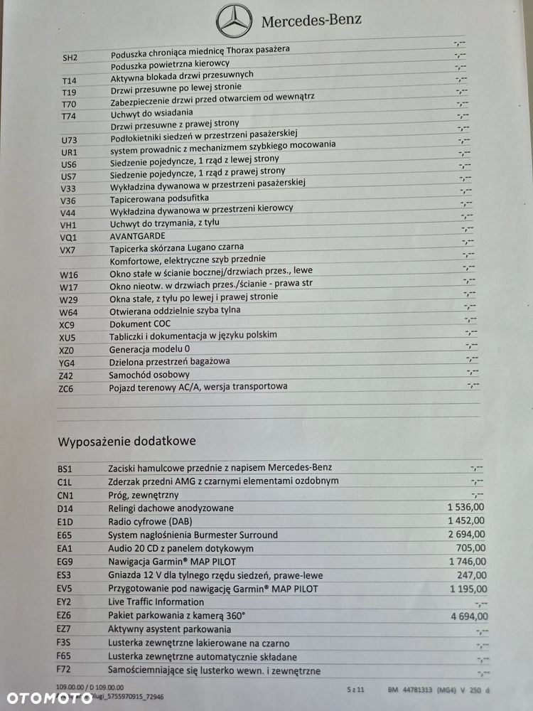 Mercedes-Benz Klasa V 250 d 4-Matic Avantgarde 7G-Tronic (d³ugi) - 35