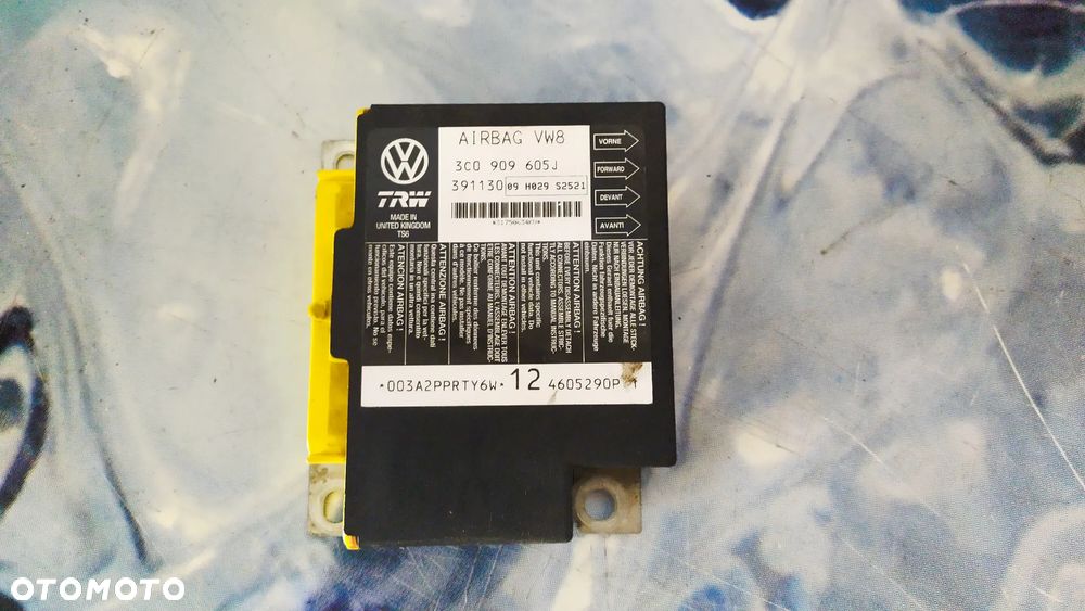 SENSOR PODUSZEK AIRBAG VOLKSAWAGEN  3C0909605J - 2