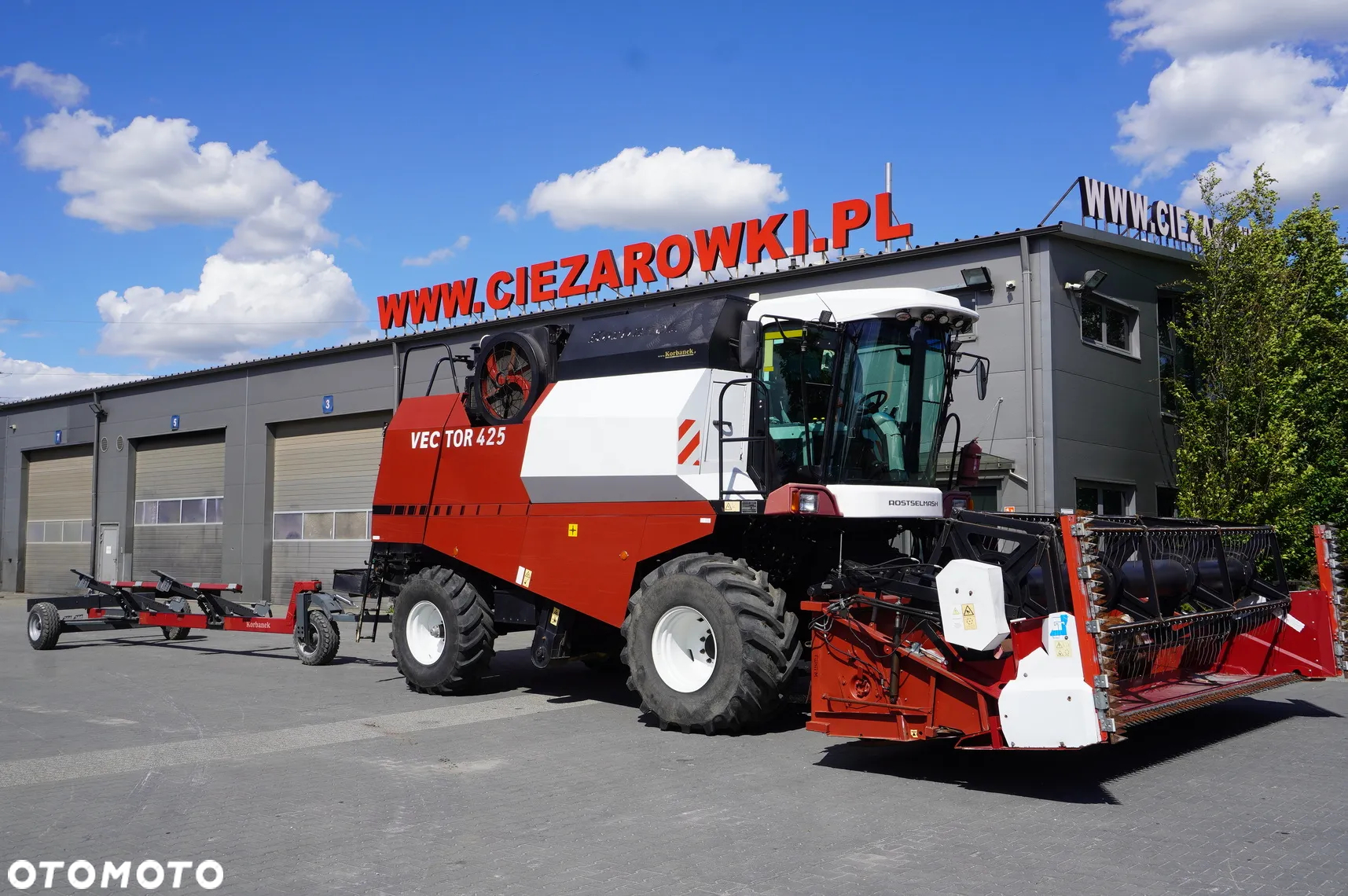 Rostselmash VECTOR 425 RSM-101 + wózek i heder - 2
