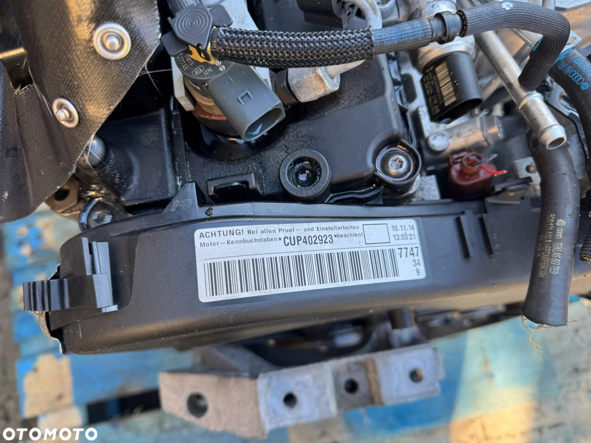 silnik cup 2.0 tdi octavia vrs golf gtd kompletny 107 tys - 9