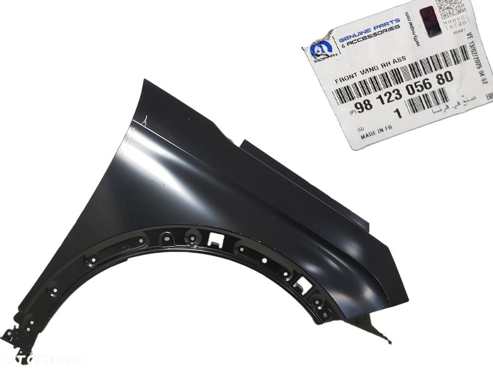 FABRYCZNIE NOWY ORYGINALNY BŁOTNIK + MOCOWANIE PRAWY PRZEDNI PEUGEOT 3008 2 5008 II 16-25 PRZÓD - 1