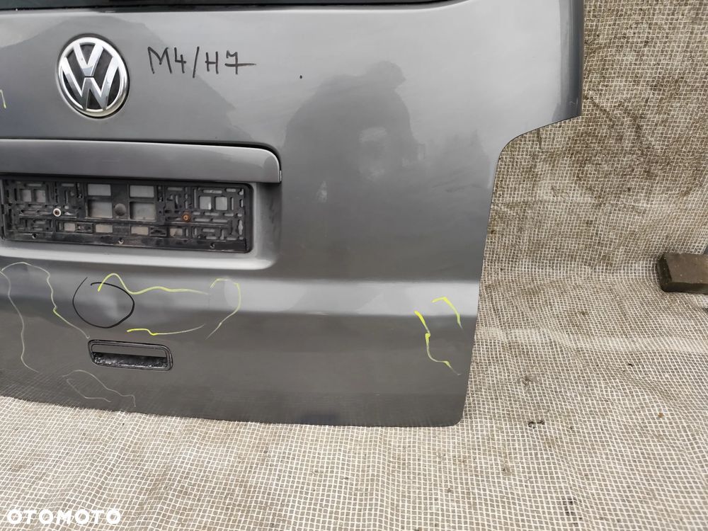 VW Transporter T5 T6 Multivan Klapa Tylna Tył Kompletna Szara LH7W - 15