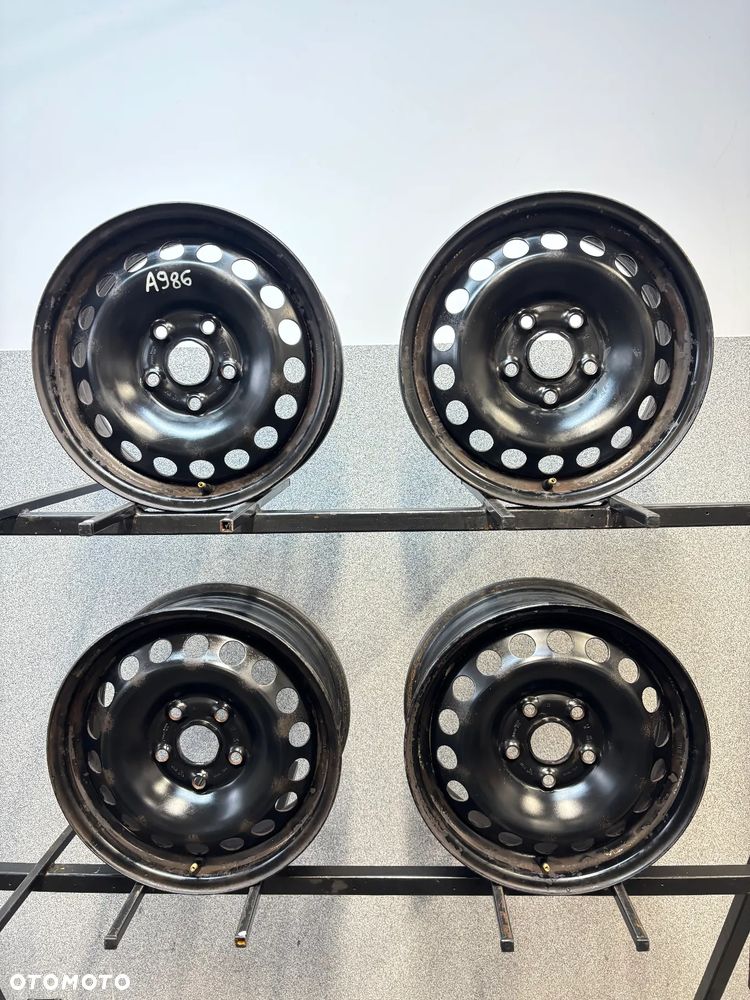 4 FELGI STAL. VW GOLF 5 , 6 , CADDY , TOURAN , SEAT LEON 2 , SKODA OCTAVIA 2 15'' 6J  ET47 - 1