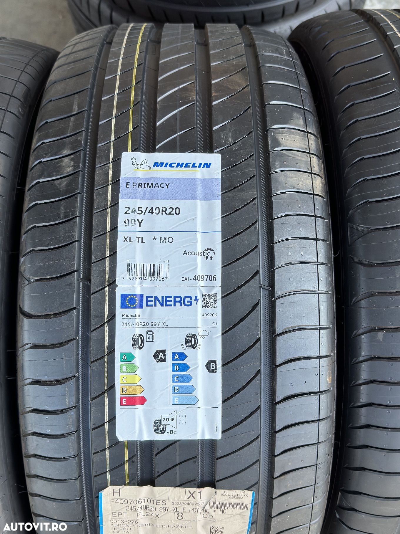Vând set anvelope 245/40/20-275/35/20 Michelin de vară noi - 2