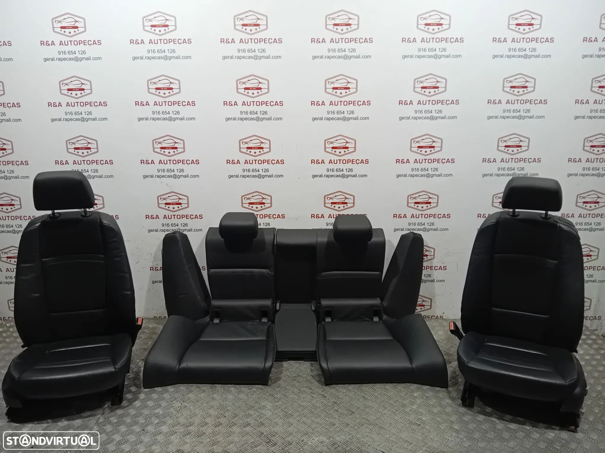 Conjunto de Bancos Bmw Série 3 E92 Coupe em Pele Elétricos Original - 1