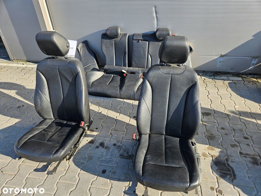 bmw 4 f36 fotele kanapa siedzisko tył skóra grzane - 1