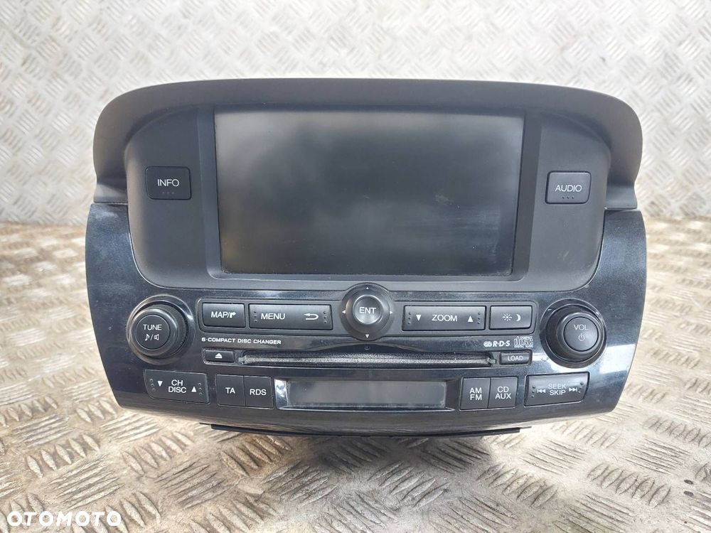 RADIO ODTWARZACZ WYŚWIETLACZ HONDA FR-V I 39810-SJD-E01 - 1