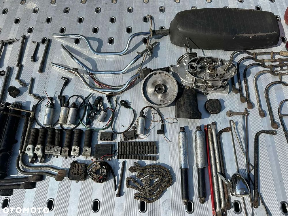 Części Romet Ogar 200 205 Motorynka Błotnik Bagażnik Schowek Tłumnik - 9