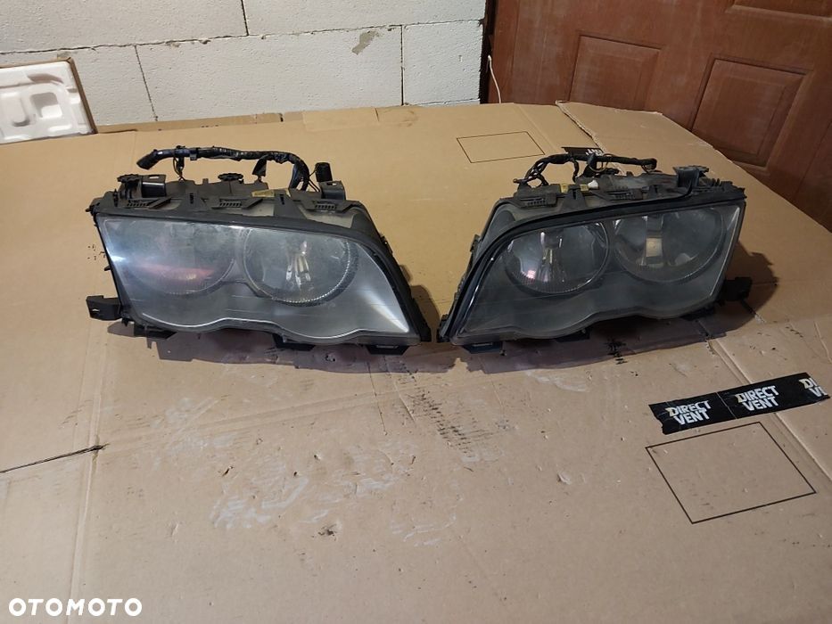 Jasny środek KOMPLET bmw e 46 sedan touring przednia lampa prawa lewa