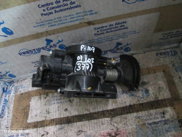 Corpo Borboleta GF20GB40 PEUGEOT 107 2007 1.0 I CITROEN C1  1 FASE 1 AIRDREAM SX 2006 1.0I 68CV 5P PRETO - 1
