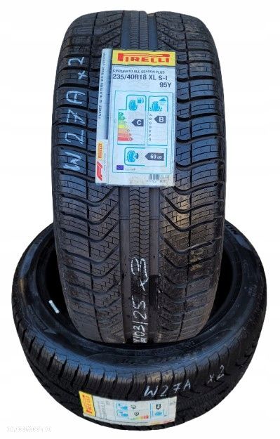 2x Pirelli Cinturato Plus AllSeason 235/40R18 95Y W27A - 1