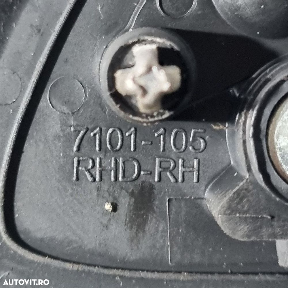 Oglinda dreapta Suzuki SX4 S - Cross II 2013 - 2016 4 Usi Alb ZNL (1410) Cu rabatare ... - 4