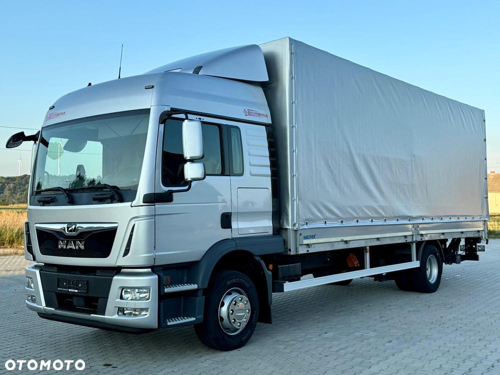 MAN TGM 12.250 / TGL / BURTO - FIRANKA / WINDA / 18 PALET / AUTOMAT / SYPIALKA / EURO 6 / 2017 - 1