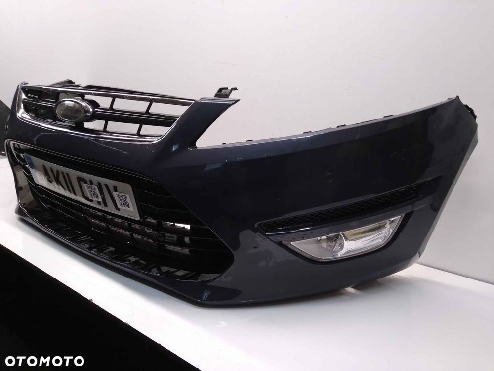 } ZDERZAK PRZÓD PRZEDNI FORD MONDEO MK.4 4 IV LIFT FL SZARY GRAFITOWY PDC CZUJNIKI HALOGENY - 2