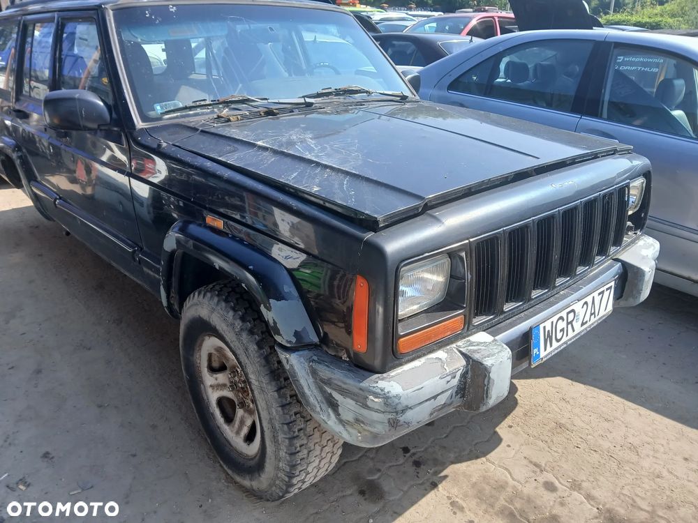 jeep grand cherokee zj maska zderzak lampa grill błotnik drzwi zbiornik paliwa szyba lusterko - 1