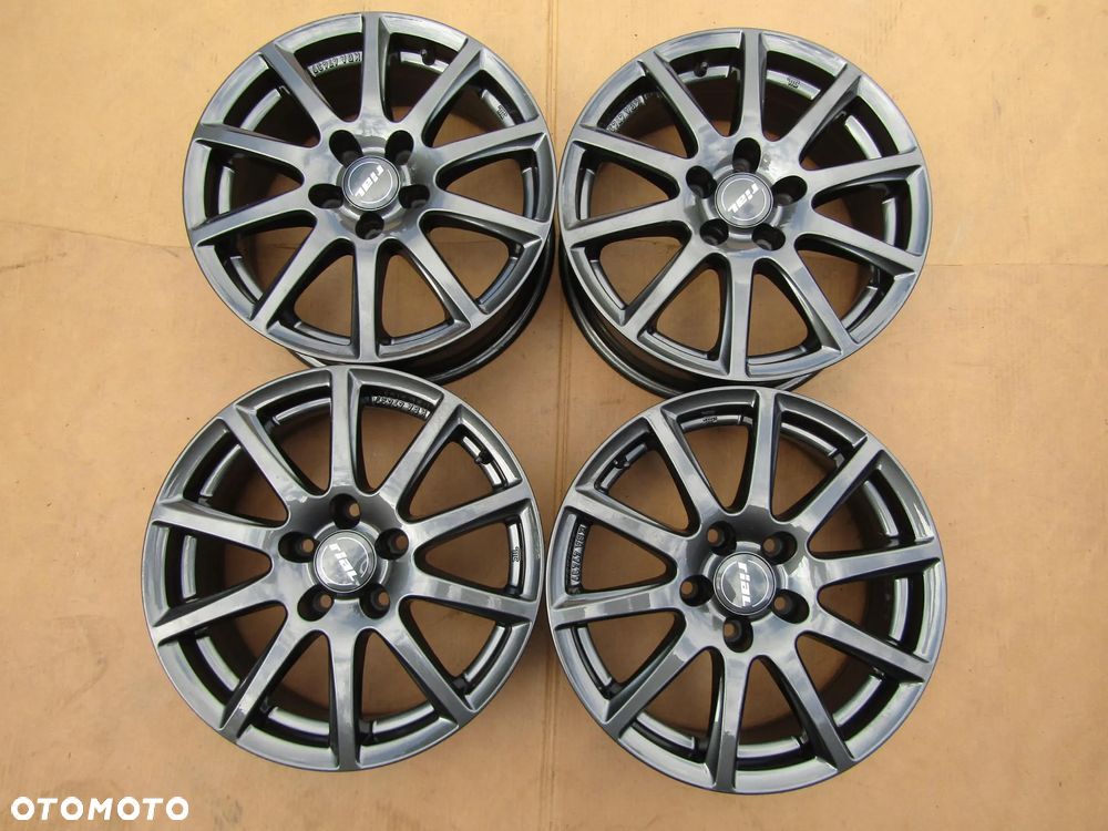 4x Felgi Aluminiowe 16 Kia Ceed I II III Niro Venga / Hyundai i30 II III ix35 ix20 Tucson Elantra Mitsubishi Lancer Outlander ASX Peugeot 4007 4008 Citroen C4 Aircross Mazda 3 5 6 CX-3 CX-5 CX-30 / 6,5 j 5x114,3 piasta 67,1 mm RIAL GERMANY - 4