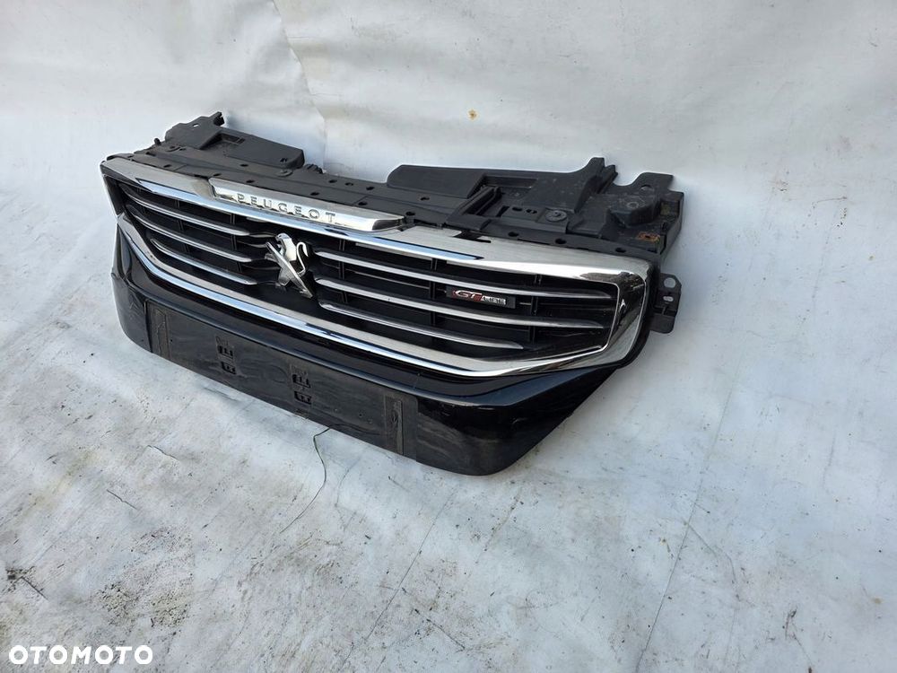 Peugeot 508 LIFT GT-Line atrapa emblemat grill w zderzak przedni + stelaz - 3