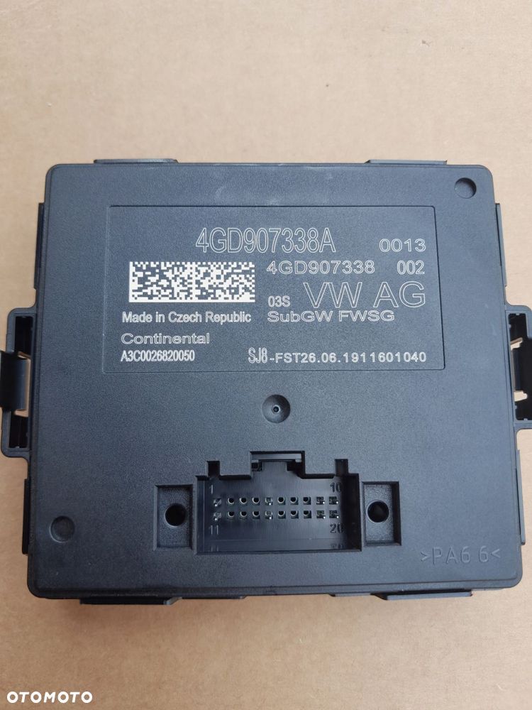 audi e-tron 55 moduł sterownik gateway 4gd907338a - 2