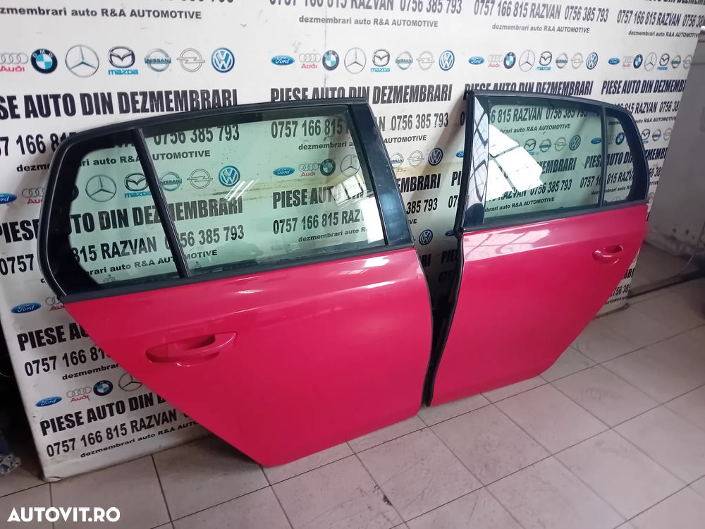 Usi Usa Portiera Stanga Dreapta Spate Vw Golf 6 VI Hatchback Scurt An 2008-2013 Intacte - 3