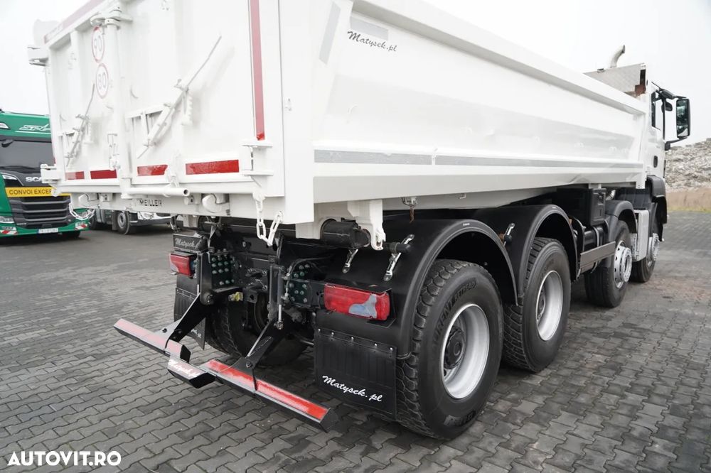 MAN TGS 35.420 / 8x4 / BASCULĂ DUBLĂ / HIDRODOXIE LATERALĂ / BORDMATIC / AUTOMATĂ - 19