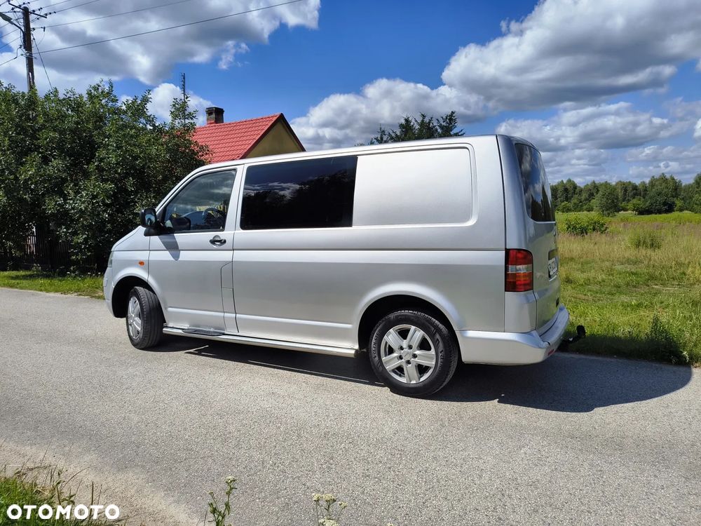Volkswagen TRANSPORTER T5 Klima Elektryka Tempomat Duże Radio Brygadówka Dubel Kabina Klapa Rury - 26