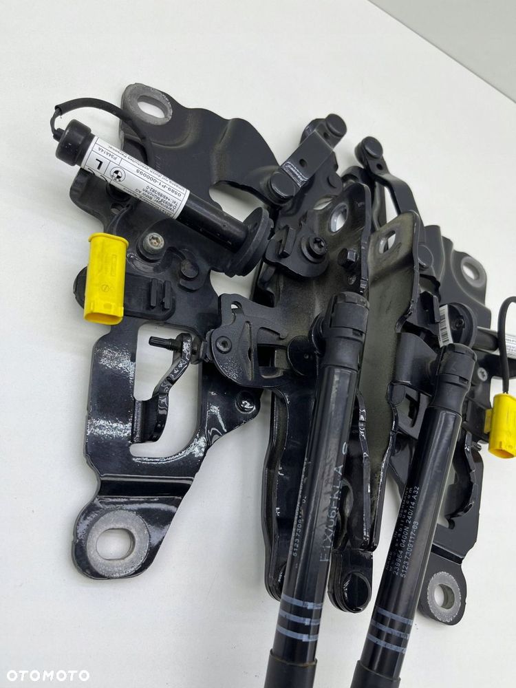 BMW 5 F10 F11 LIFT ZAWIASY MASKI NABOJE L+P KOMPLET KOLOR-B90 7249888 - 4