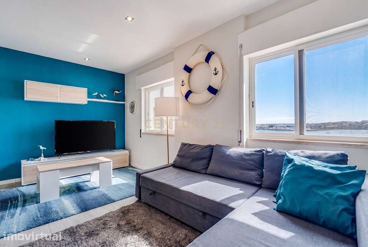 Apartamento T1 com Vista Rio Deslumbrante | AL | Terraço Comum | Estac - Grande imagem: 2/31