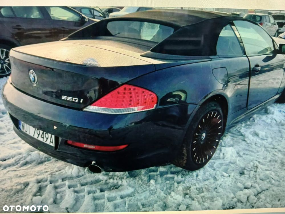 bmw e64 650i 475 black shapphire metalic maska zderzak lampa grill błotnik drzwi zbiornik - 3
