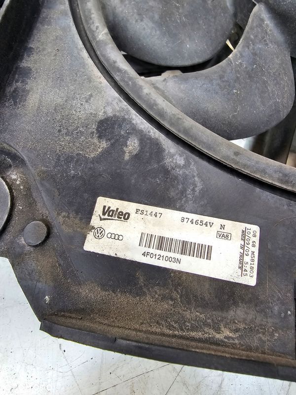 WENTYLATOR WENTYLATORY AUDI A6 C6 2.4 3.2 FSI 4F0121003N - 9