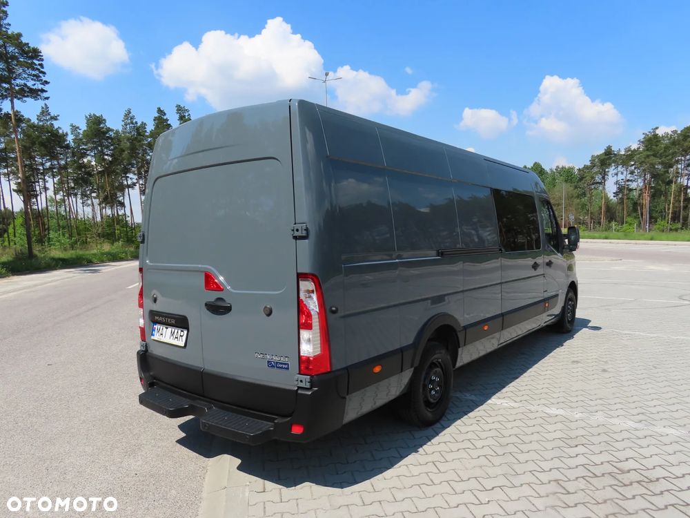 Renault Master 2.3 dCi 163 KM 7-Mio Osobowy + 895 Kg Ładowność Doka Dubel Brygadowy Ekstra Długi 4383 mm Furgon Blaszak HAK 2500 Kg Rozstaw Osi 4332 mm WZMACNIANY Napęd Na Tylną Oś Stan Auta Jak Nowy OKAZJA POLECAM - 4