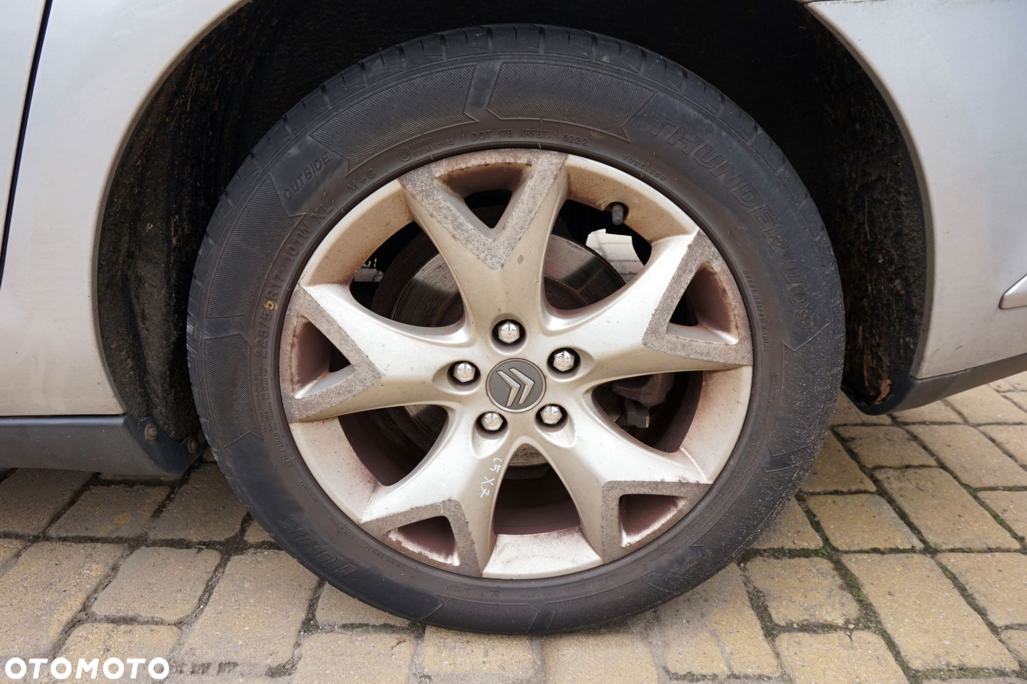 KOŁA FELGI ALUFELGI C5 III X7 17 5X108 ET32 96644917XT 5402X2  17 5X108 ET32 CITROEN 2008-2017 - 3