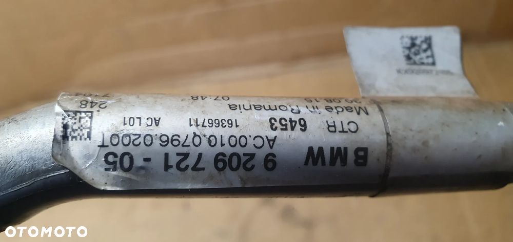 Przewód rurka klimatyzacji klimy BMW 2 F45 Active Tourer 1.5 D 9209722 9209721 - 2