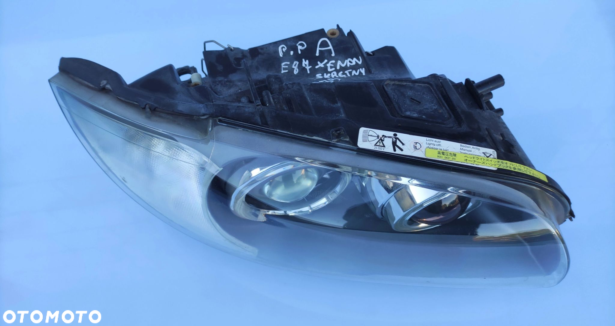 LAMPA PRAWY PRZÓD PRZEDNIA SZARA BMW E81 E82 E87 E88 XENON NIE SKRĘTNY EUROPA - 2