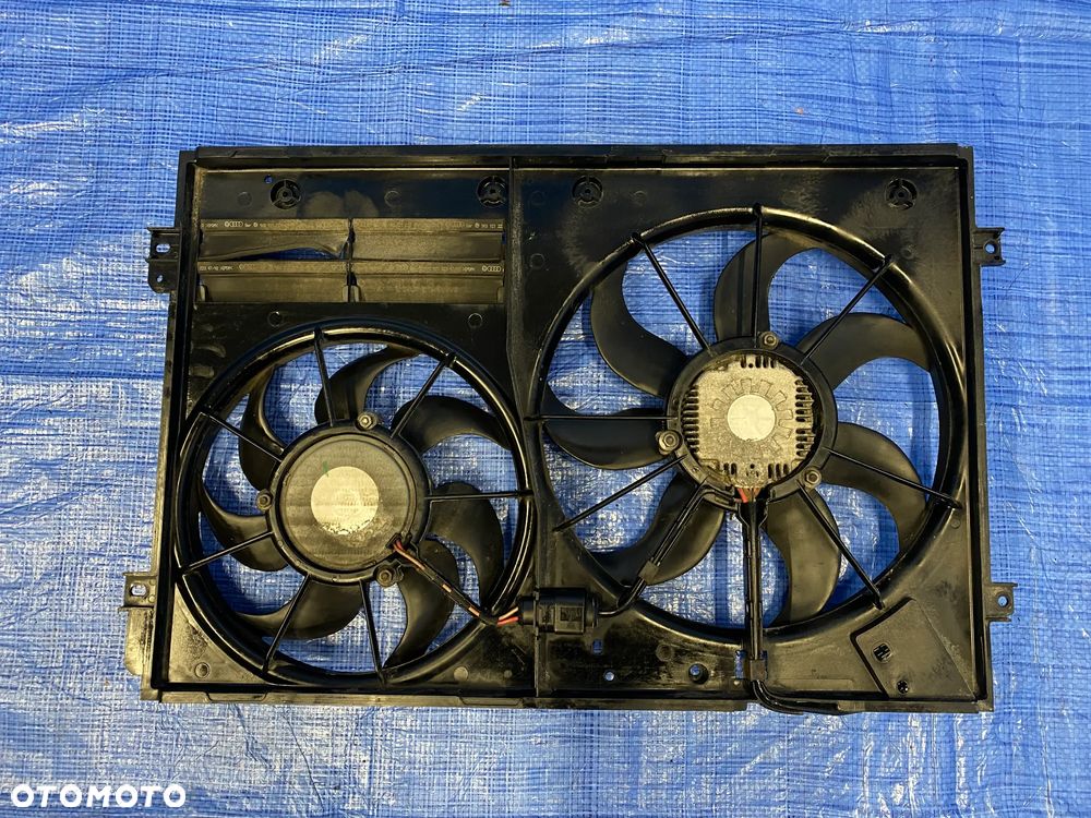 WENTYLATOR WENTYLATORY CHŁODNICY OBUDOWA KOMPLET VW PASSAT B7 GOLF VI A3 8P 1.6 , 2.0 TDI 1K0121207BC 1K0121205AD ORYGINAŁ - 5