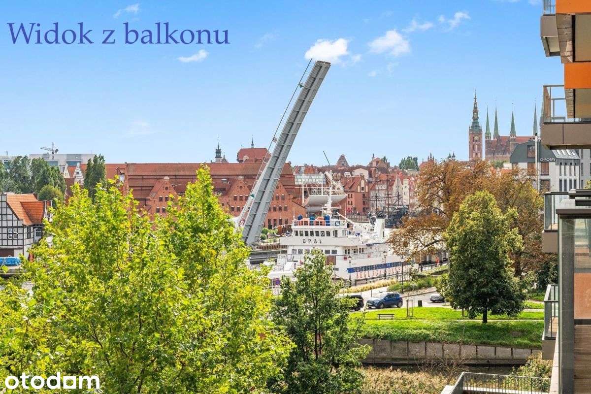 Brabank Wyjątkowy apart. z widokiem na Motławę!