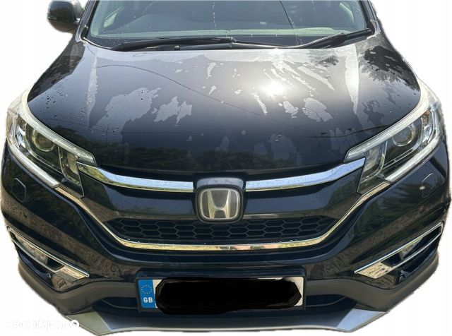 honda cr-v iv zderzak przedni atrapa pod radar czujniki pdc halogeny lift - 2