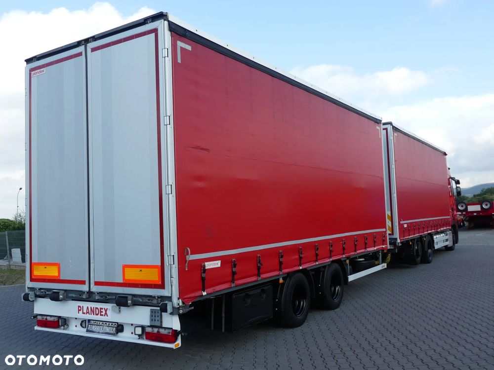 Renault T480 6x2 / ZESTAW PRZEJAZDOWY / FIRANKA / SUPER STAN / - 6