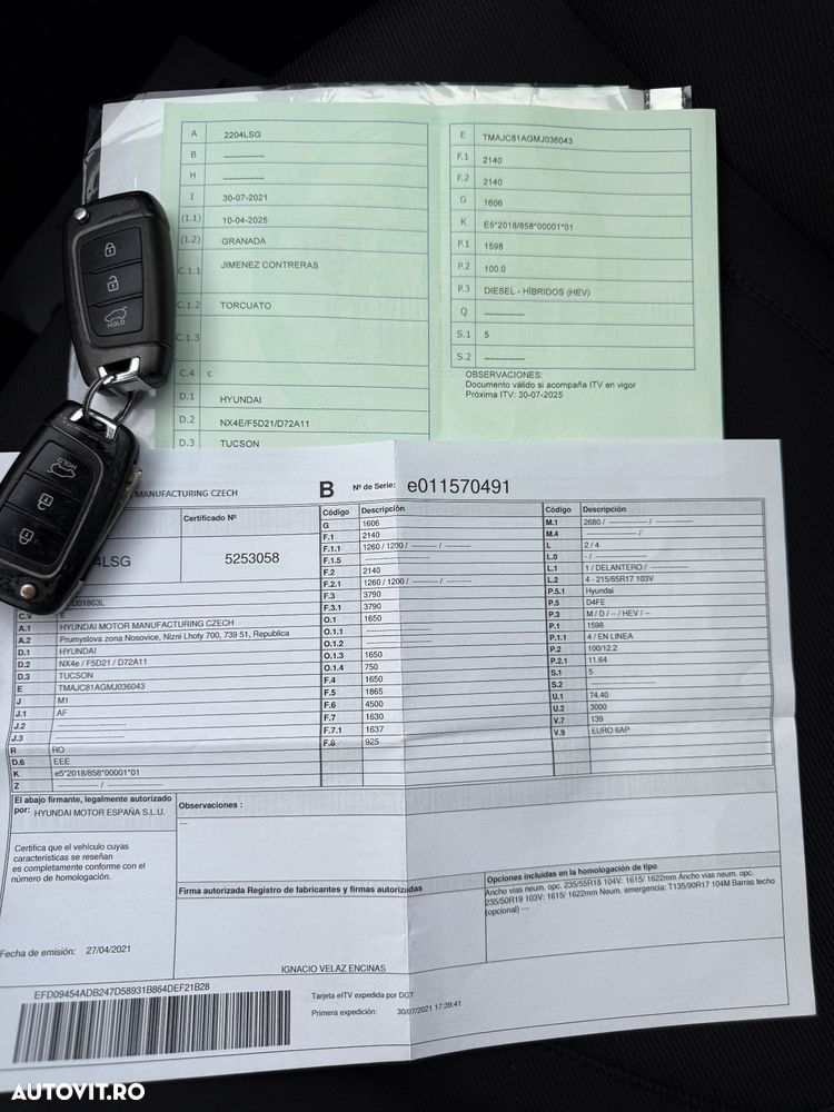 Hyundai Tucson 1.6 CRDi 48V-Hybrid 2WD DCT Trend - 33