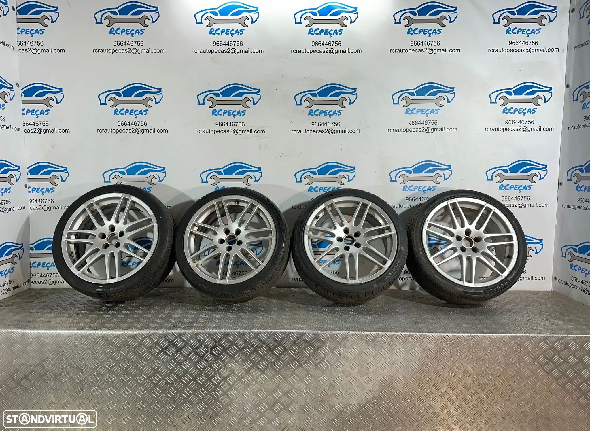 .Conjunto Jantes 18 Audi S-LINE 8J ET35 5x100 - 1