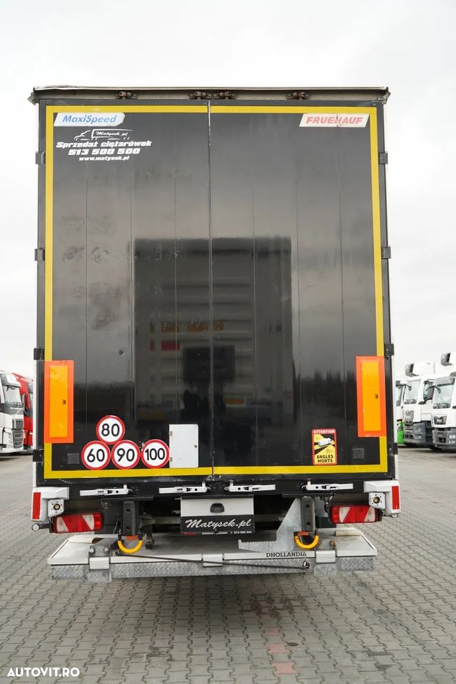 Fruehauf / CORTINĂ / STANDARD / ELEVATOR DHOLLANDIA 2.000 kg / PODEA PUTERNICĂ - 12