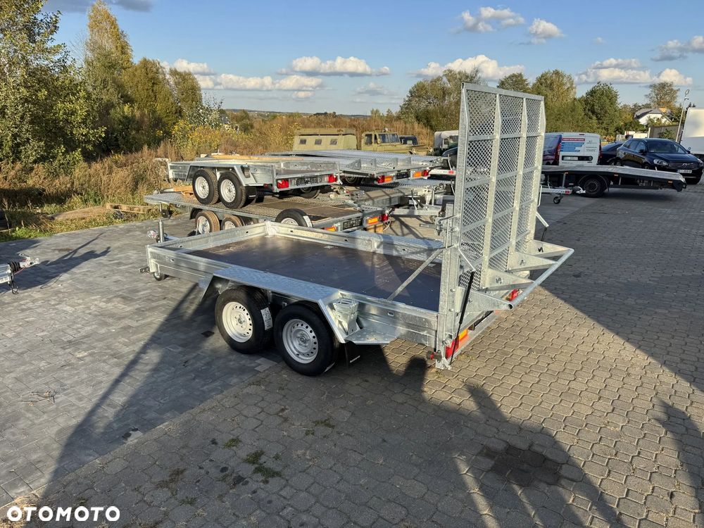 Niewiadów K3535 Nowa Przyczepa pod minikoparkę 355x183cm 3500kg trap maszyny budowlane - 3