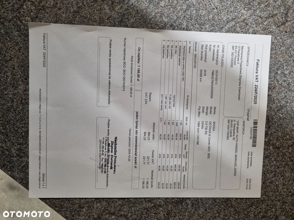 Skoda Octavia 2.0 TSI DSG RS 230 - 32
