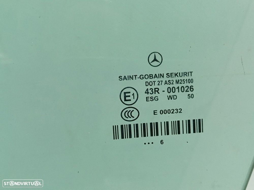 Vidro porta frente esquerda MERCEDES-BENZ CLS (C219) - 2