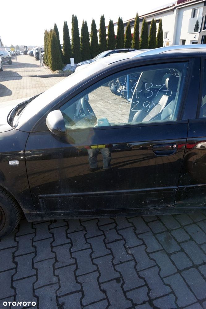 DRZWI PRZEDNIE LEWE A4 B7 KOMBI LZ9Y  CZARNY AUDI 2004-2008 - 1