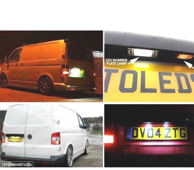 KIT COMPLETO DE 8 LÂMPADAS LED PARA MERCEDES CLASE R W251 R280 R300 R350 R500 06-09 - 2