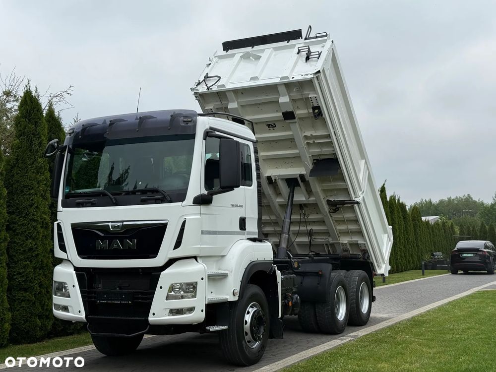 MAN TGS 26.480 6x4 RETARDER MILLER 3-STRONNY WYWROT - 2