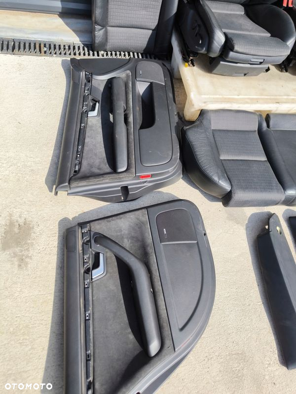 FOTEL FOTELE AUDI S4 B6 B7 PÓŁ SKÓRA RECARO ELEKTRYKA KOMPLET EUROPA ! - 8